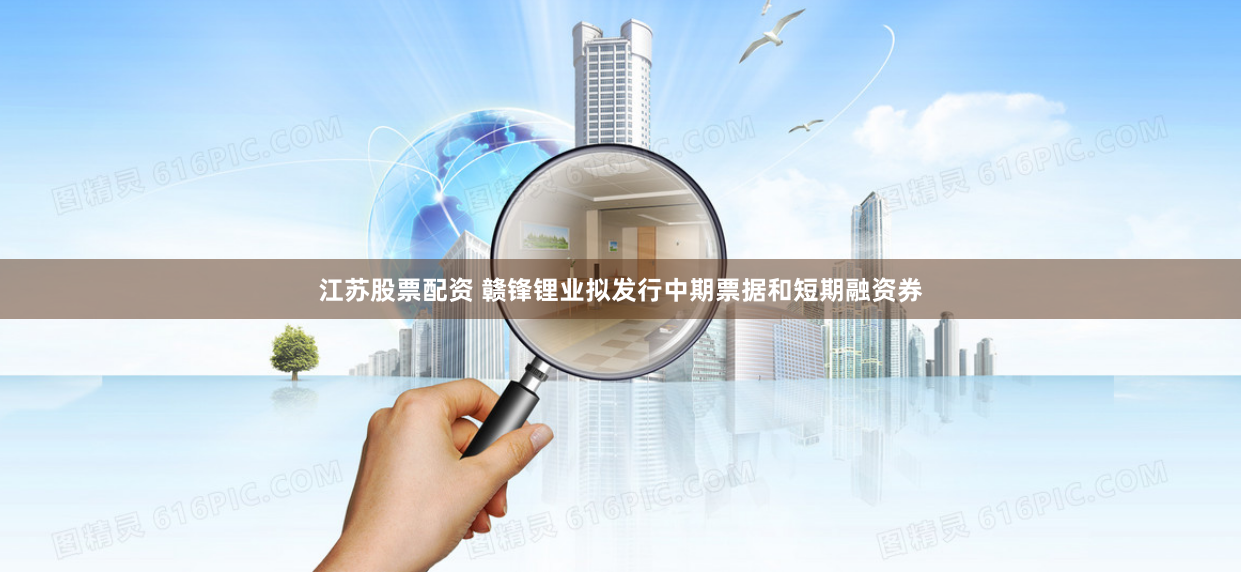 江苏股票配资 赣锋锂业拟发行中期票据和短期融资券